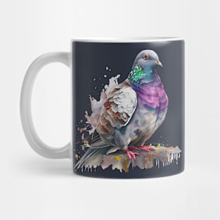 Watercolor Pigeon 4.0 Mug